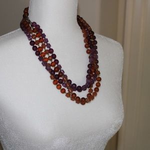 Pair of Extra Long Beaded Necklaces- …